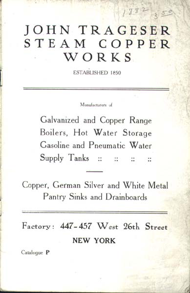 Catalogue P Front Page